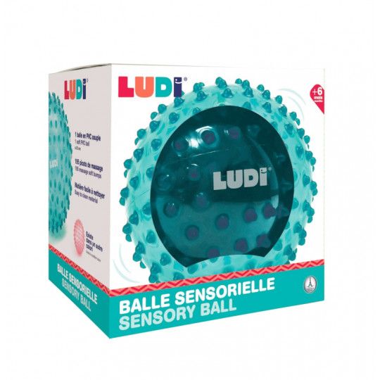 Balle de massage LUDI Bleue