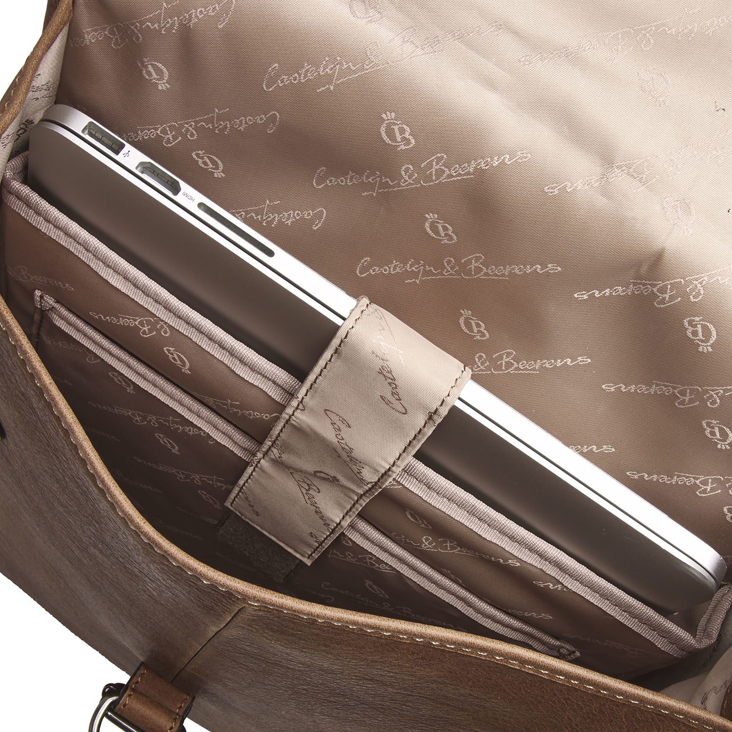 Castelijn & Beerens Carisma Laptop Rugzak 15,6 inch RFID Cognac