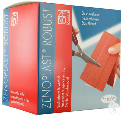 Zenoplast Robust Pansement D'Urgence En Tissu 6cm x 5m Pièce 1