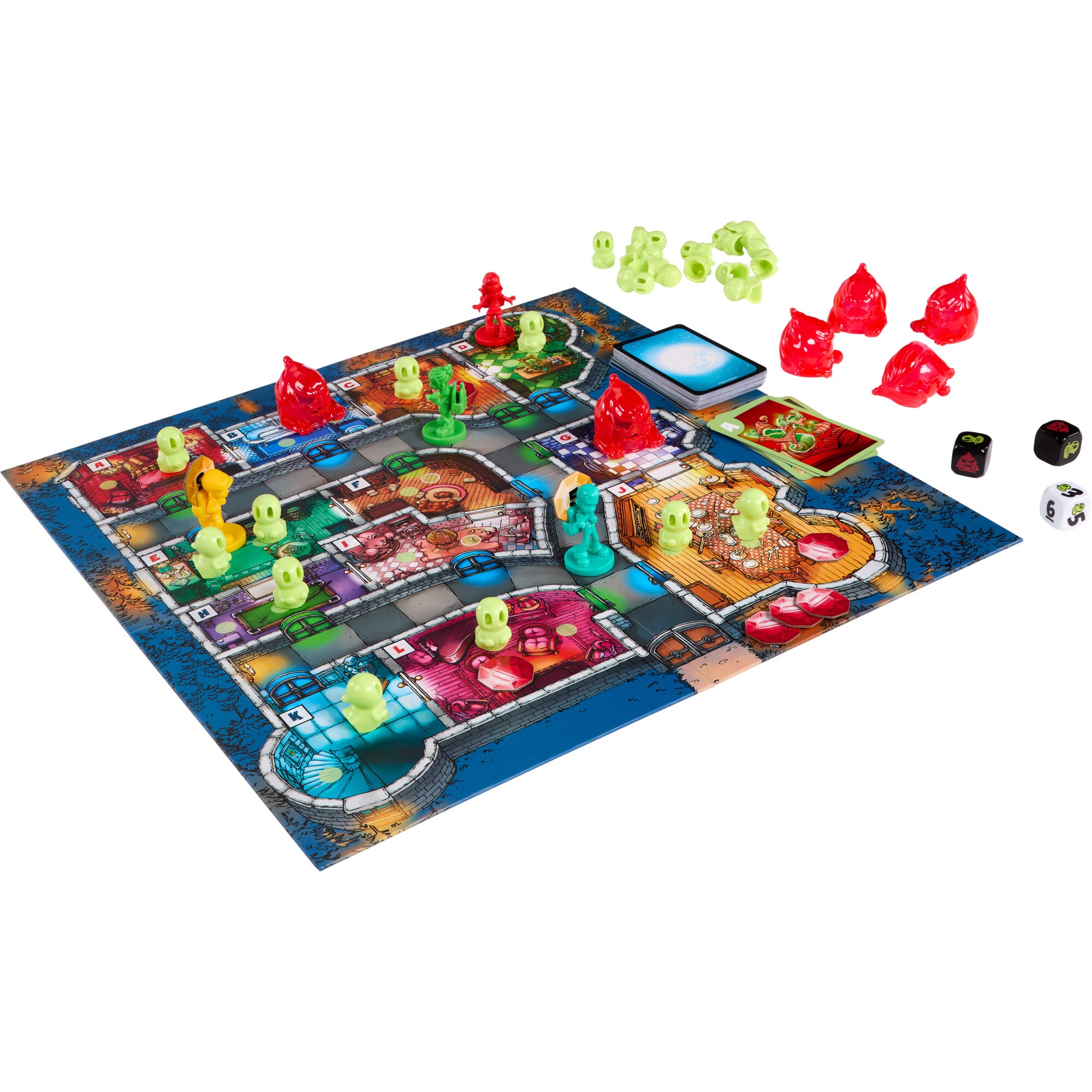 Mattel Brettspiel Geister, Geister, Schatzsuchmeister (Jubiläumsausgabe)