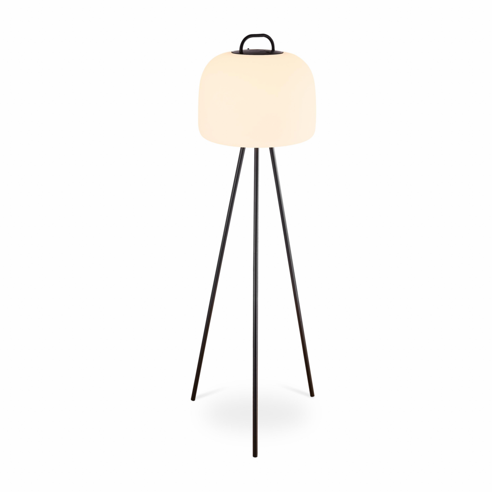 Lampe extérieure led 3 en 1 – tripada xl– lampe extérieure en plastique. Ø36cm rechargeable. À suspendre. Avec trépied 1m et corde
