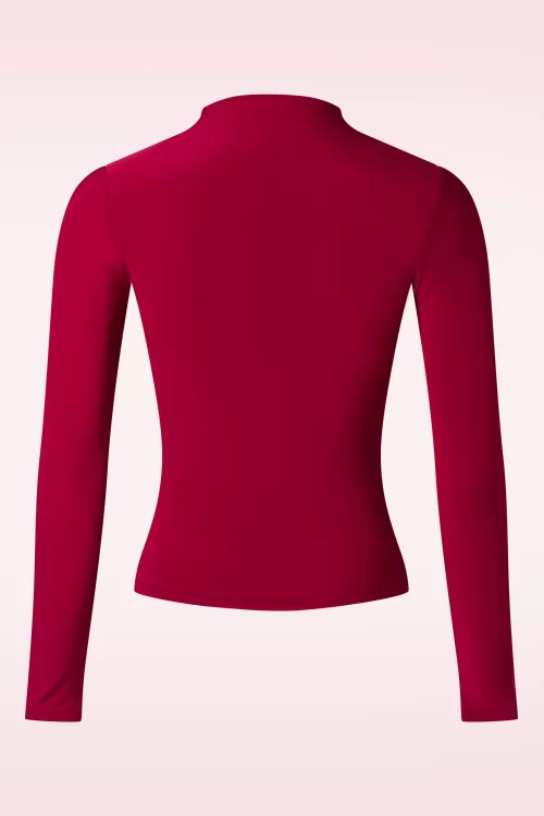 Vintage Chic for Topvintage Odette slinky top in rood