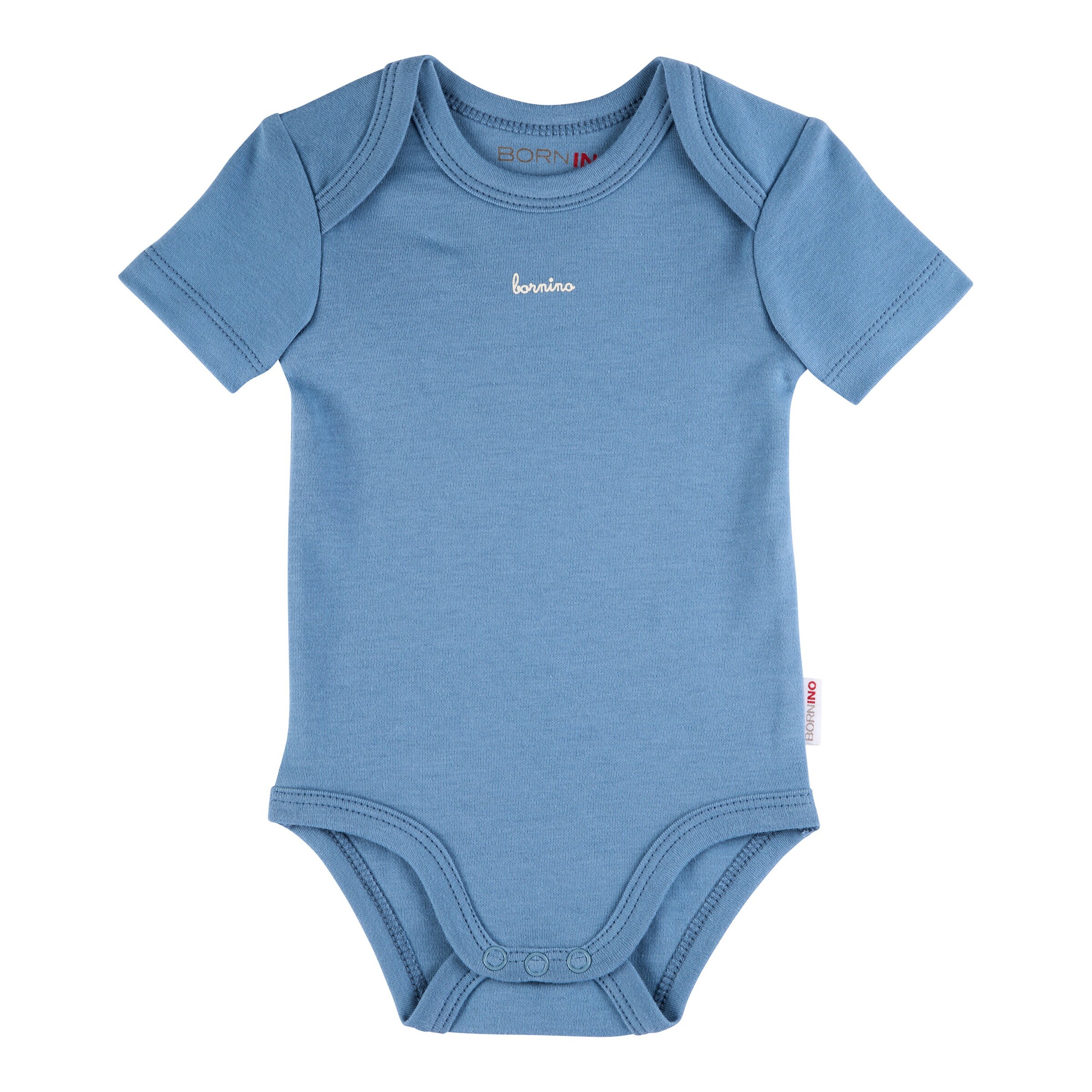 Bornino - Sea Life 2er-Pack Bodys kurzarm Maritim natur/blau
