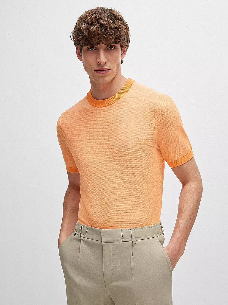 BOSS Strickshirt TANTINO orange