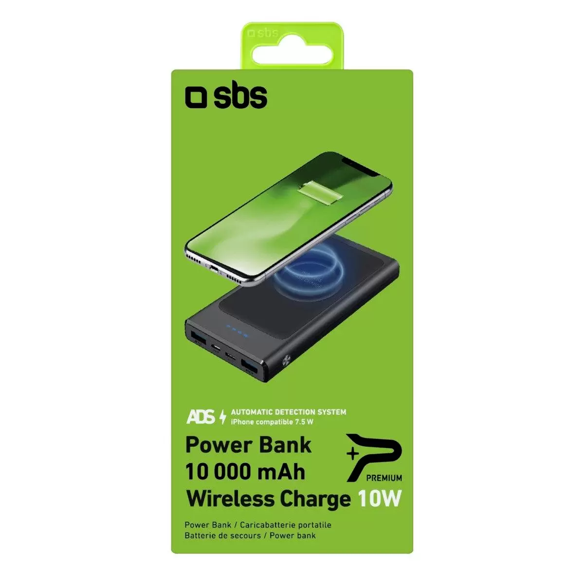 Powerbank SBS Kabellose thin Powerbank