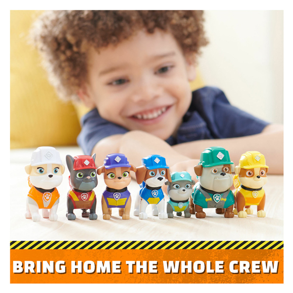 PAW Patrol Rubble en Crew Speelfiguren, 7st.