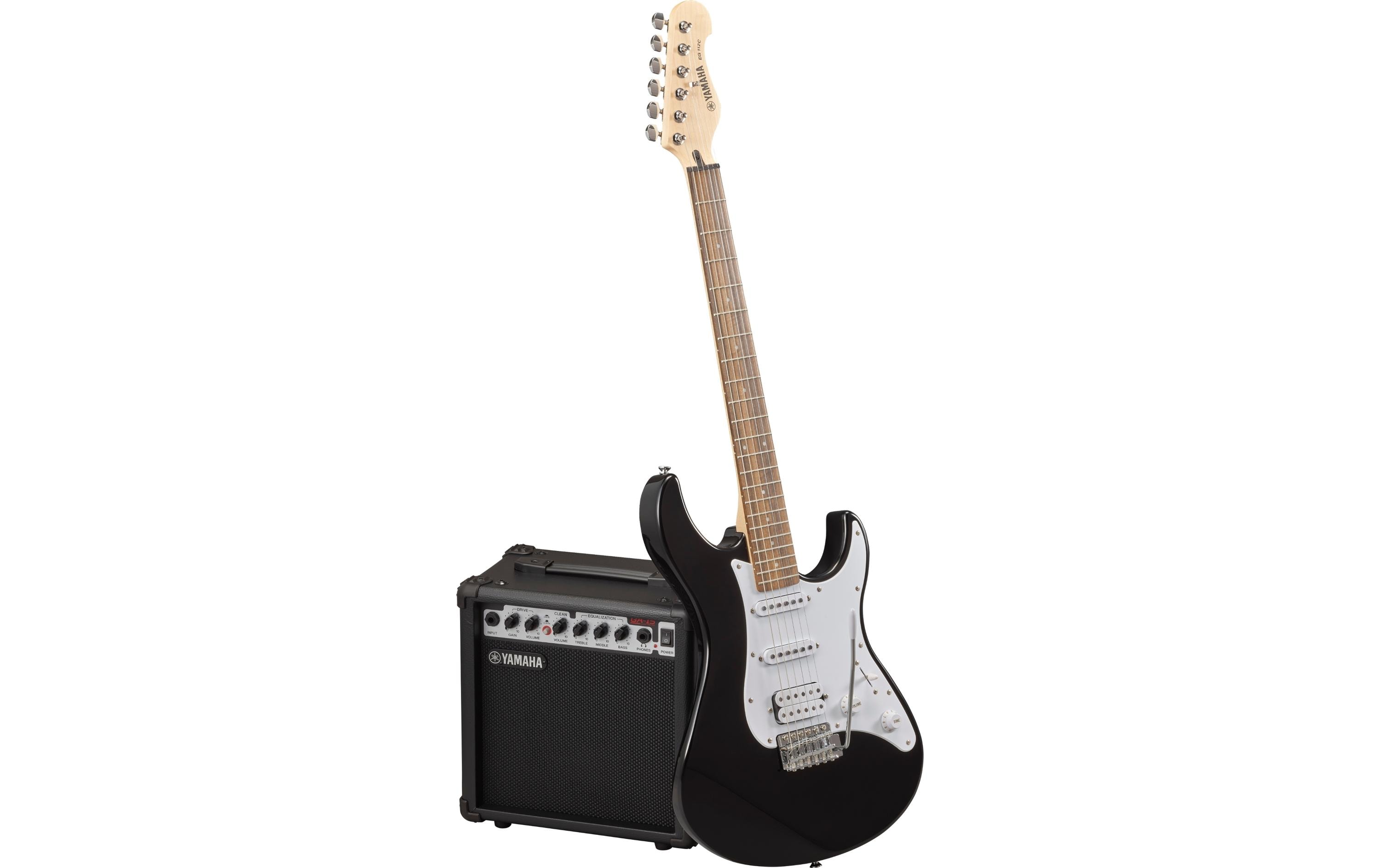 E-Gitarre EG112GPII – Schwarz<br>E-Gitarrenset mit Verstärker und Zubehör für Anfänger