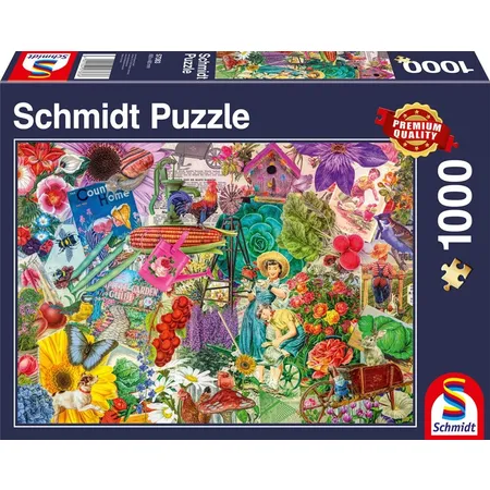 Schmidt Spiele Puzzle - Happy Gardening, 1000 Teile