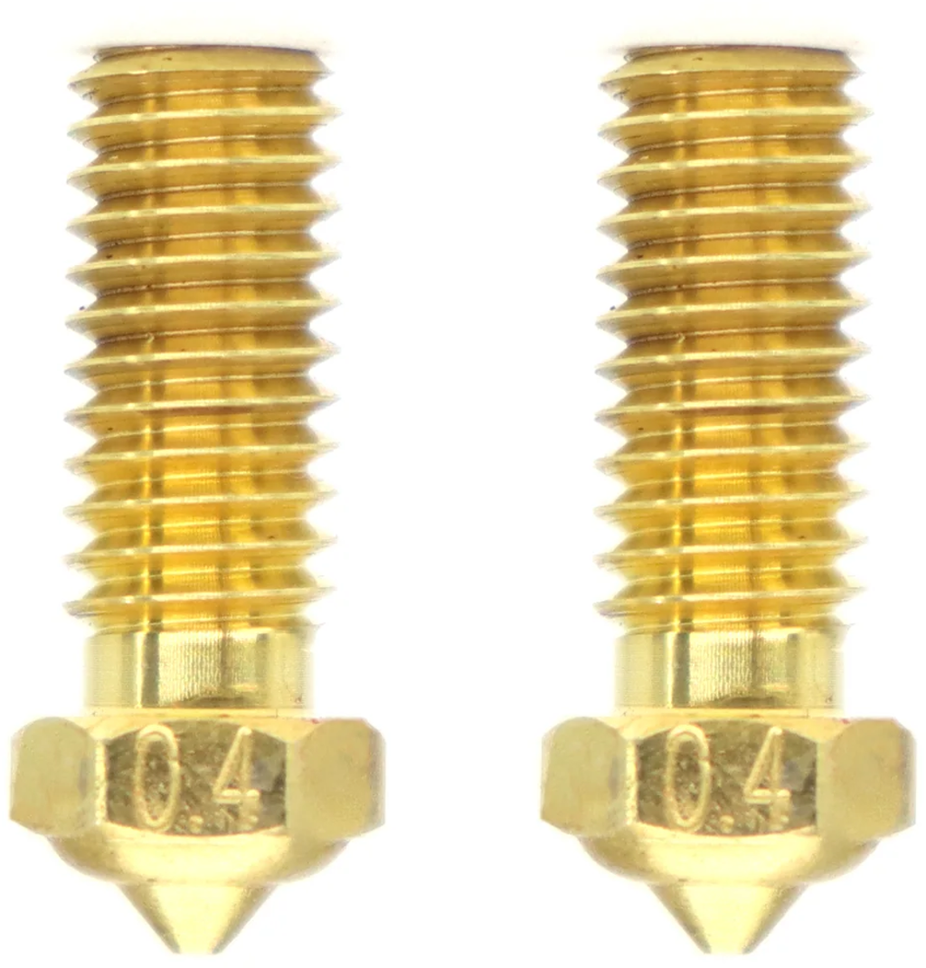 QIDI Tech  Düse Messing für X-Smart 3/X-Plus 3/X-Max 3/Q1-Pro 2er-Set, 0,4 mm    Ersatz-Düsen aus Messing