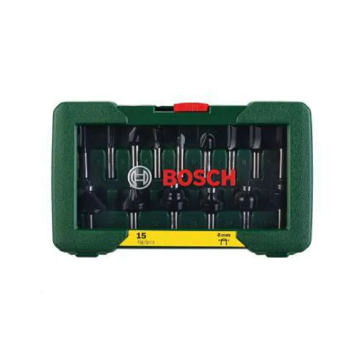 Bosch Ensemble de Fraises carbure 15 pièces