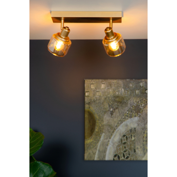 Lucide plafonspot Bjorn Ø30 cm goud
