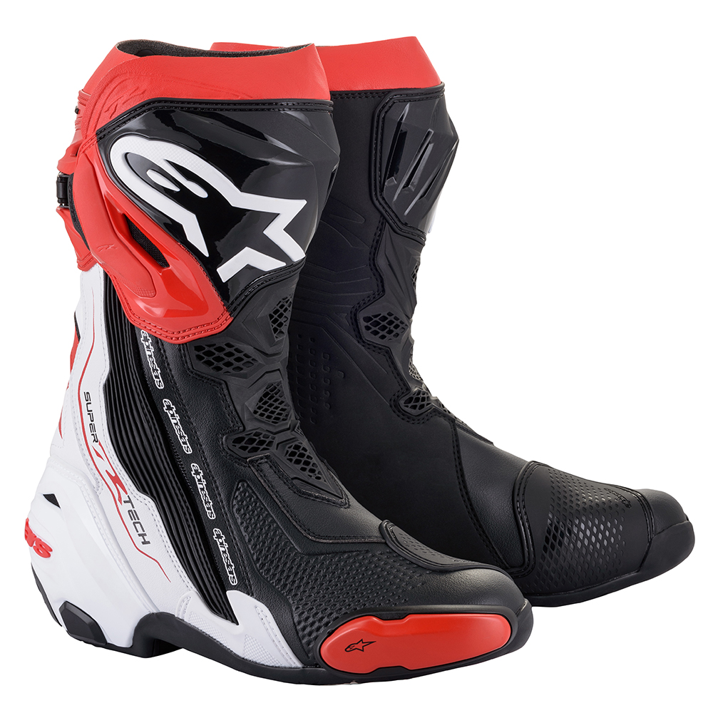 Alpinestars - Bottes Supertech R Noir / Blanc / Rouge