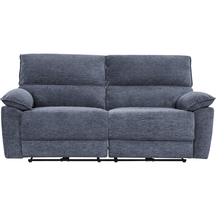 2er-Sofa Loris Stoff dunkelgrau, Relaxfunktion
