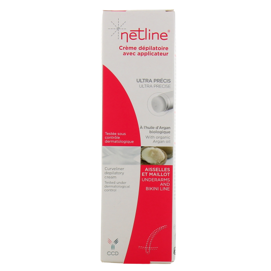 Crème dépilatoire avec Applicateur Aisselles et Maillot Netline