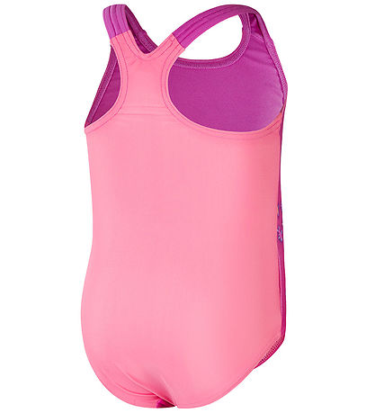 Speedo Bådedragt - Digital Printed - Pink/Purple