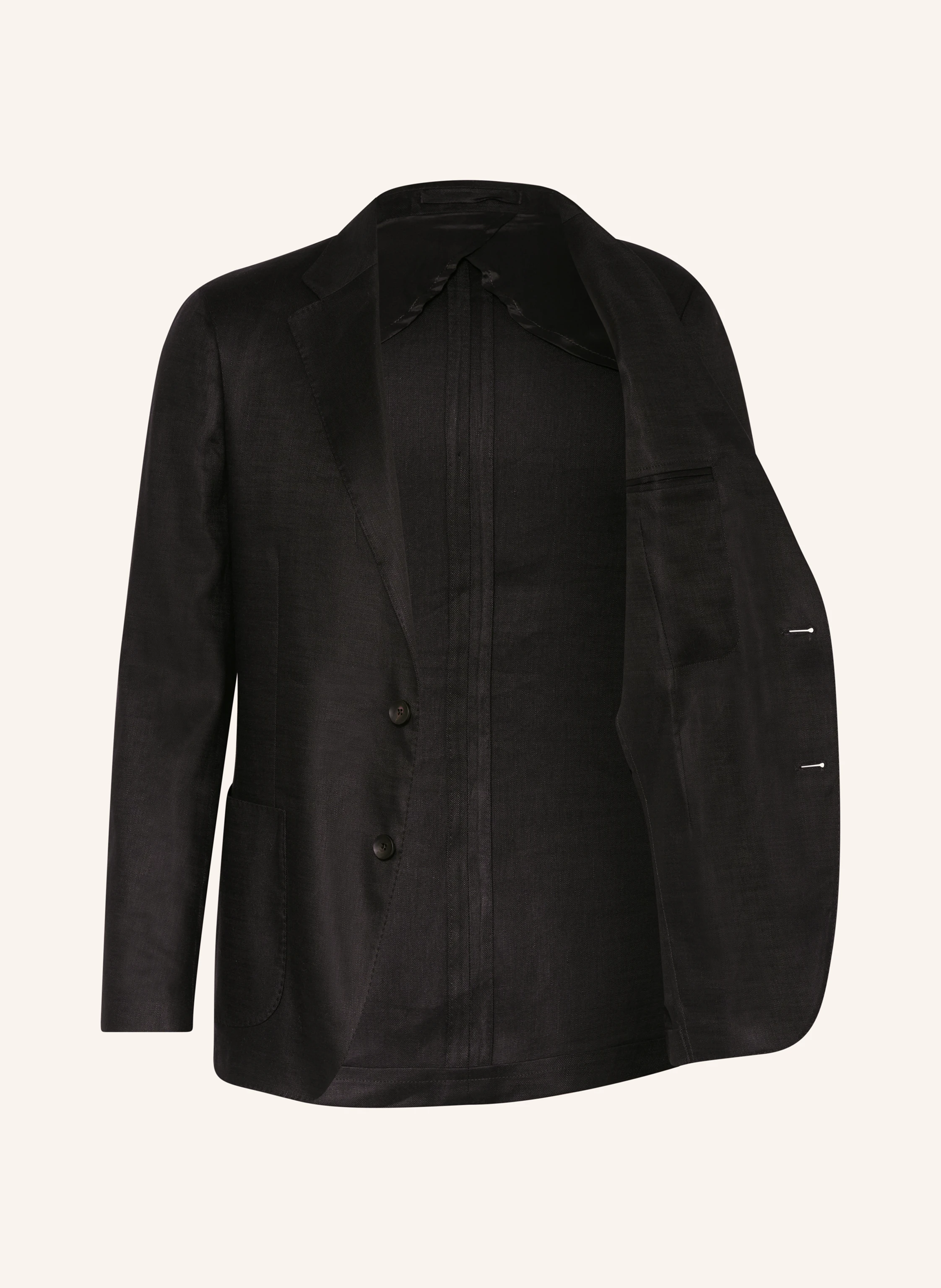 LARDINI Anzugsakko Regular Fit mit Leinen