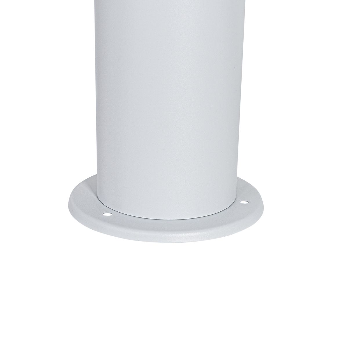 Staande buitenlamp wit met opaal witte kap 70 cm - Odense