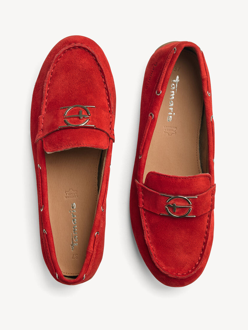 Leren Mocassin - rood