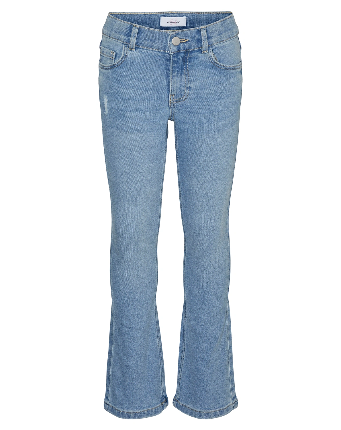 Jeans VMRIVER FLARE VI3398 in light blue denim