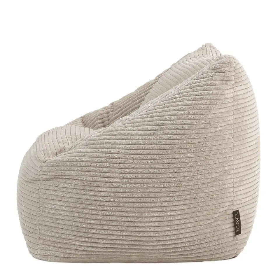 icon Kinderzitzakken Morgan - Corduroy Zitzak met Vulling - Beige