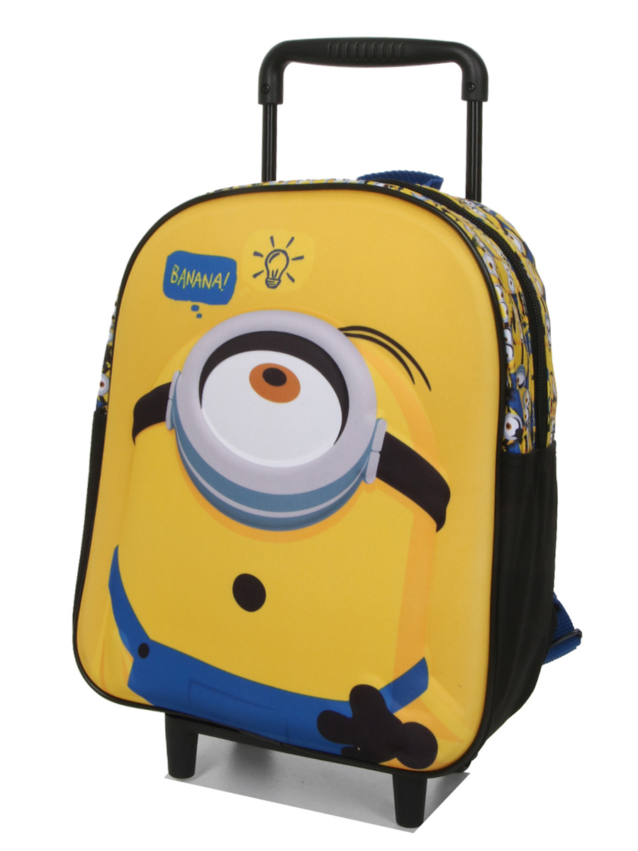 Sac À dos À roulettes Les Minions Stuart Look Up 3D
