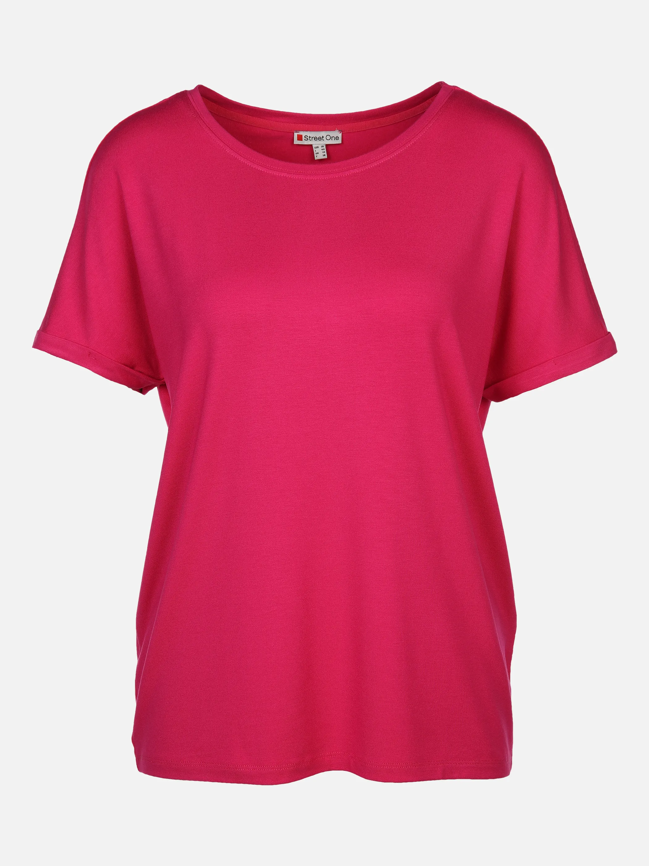 Damen T-Shirt Crista unifarben