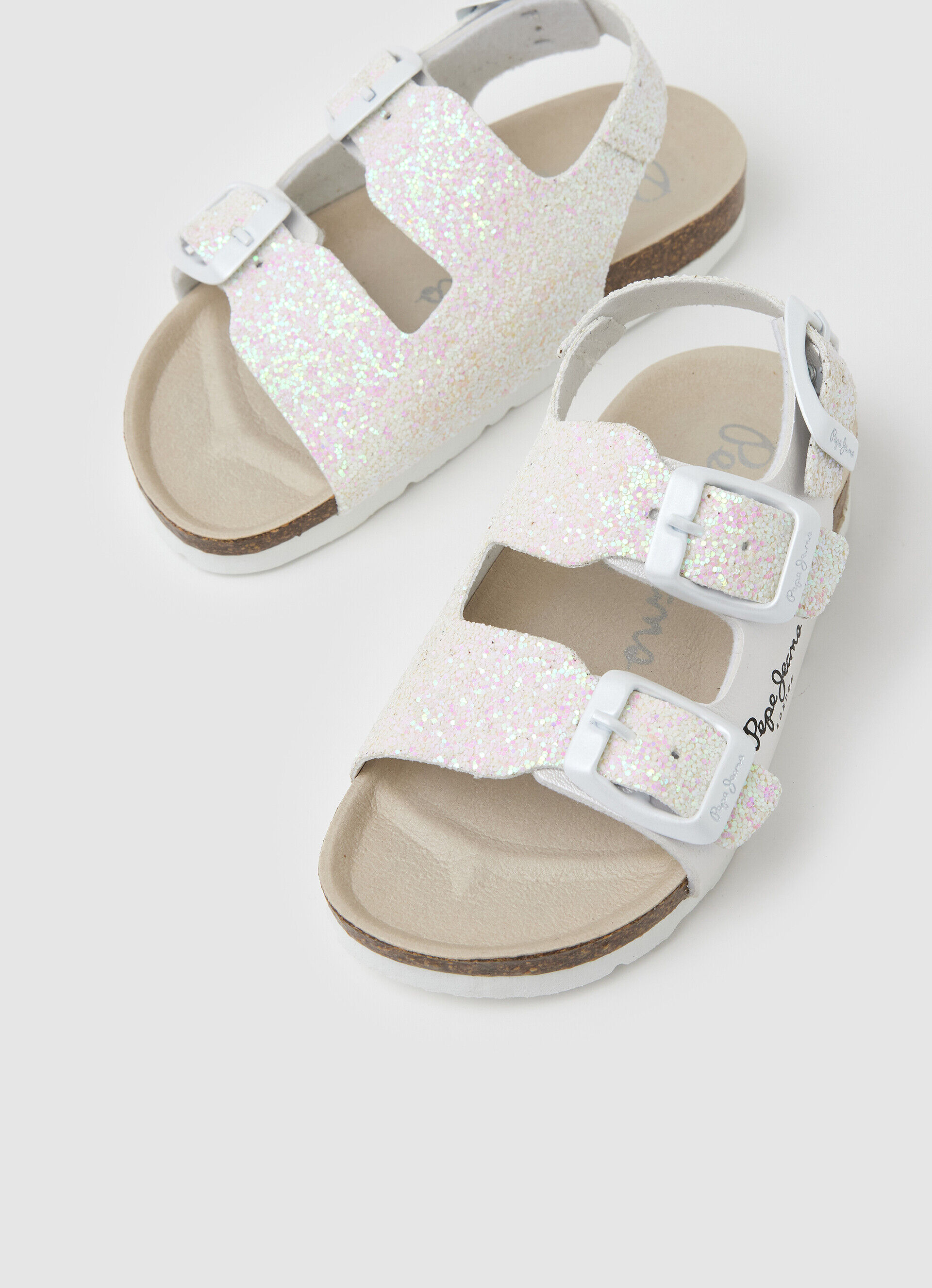 Sandálias anatômicas Oban para casais - branco-creme