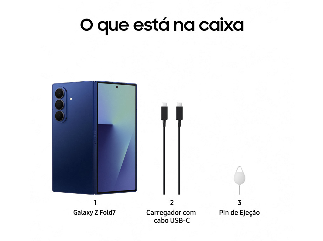 SMARTPHONE SAMSUNG GALAXY Z FOLD 7 256GB AZUL ESCURO