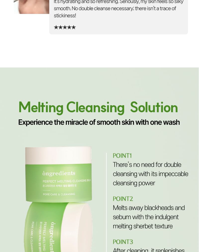 ingrediënten - Perfect Melting Cleansing Balm