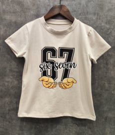 Six Seven Street Tee - beige