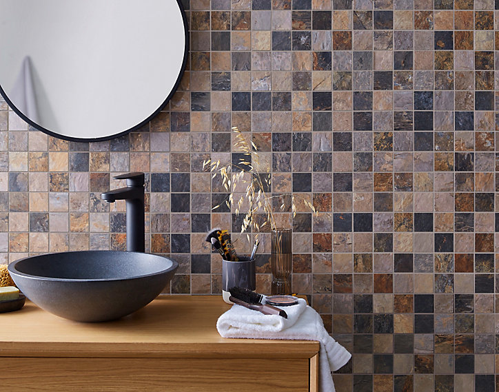 Mosaïque 30 x 30 cm pierre de bali Casa Linea