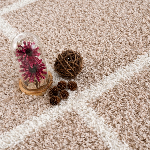 Sanat Hochflor-Teppich »Madrid« rechteckig 30 mm Höhe Wohnzimmer, Langflor, Shaggy Teppich
