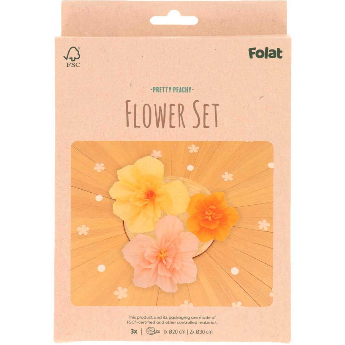 Bloemen Tafeldecoratie Oranje 30cm 3st