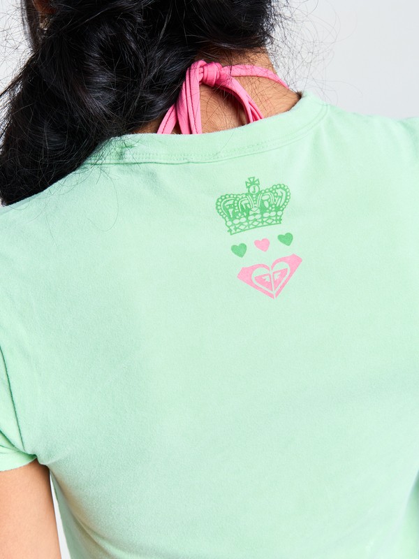 Roxy X Juicy Couture T-Shirt à manches courtes Vert Femme