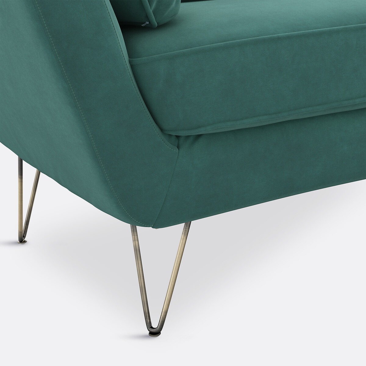 LA REDOUTE INTERIEURS<br>Poltrona XL em fluweel Topim