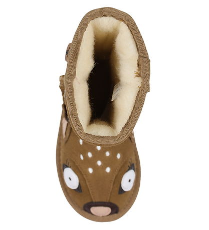 EMU Australia Teddyboots - Chestnut m. Hirsch