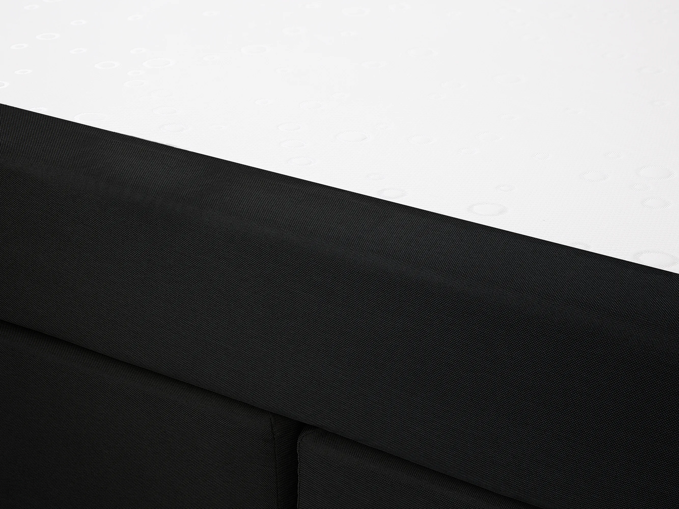 Boxspring Stof ADMIRAL 180 x 200 cm Zwart