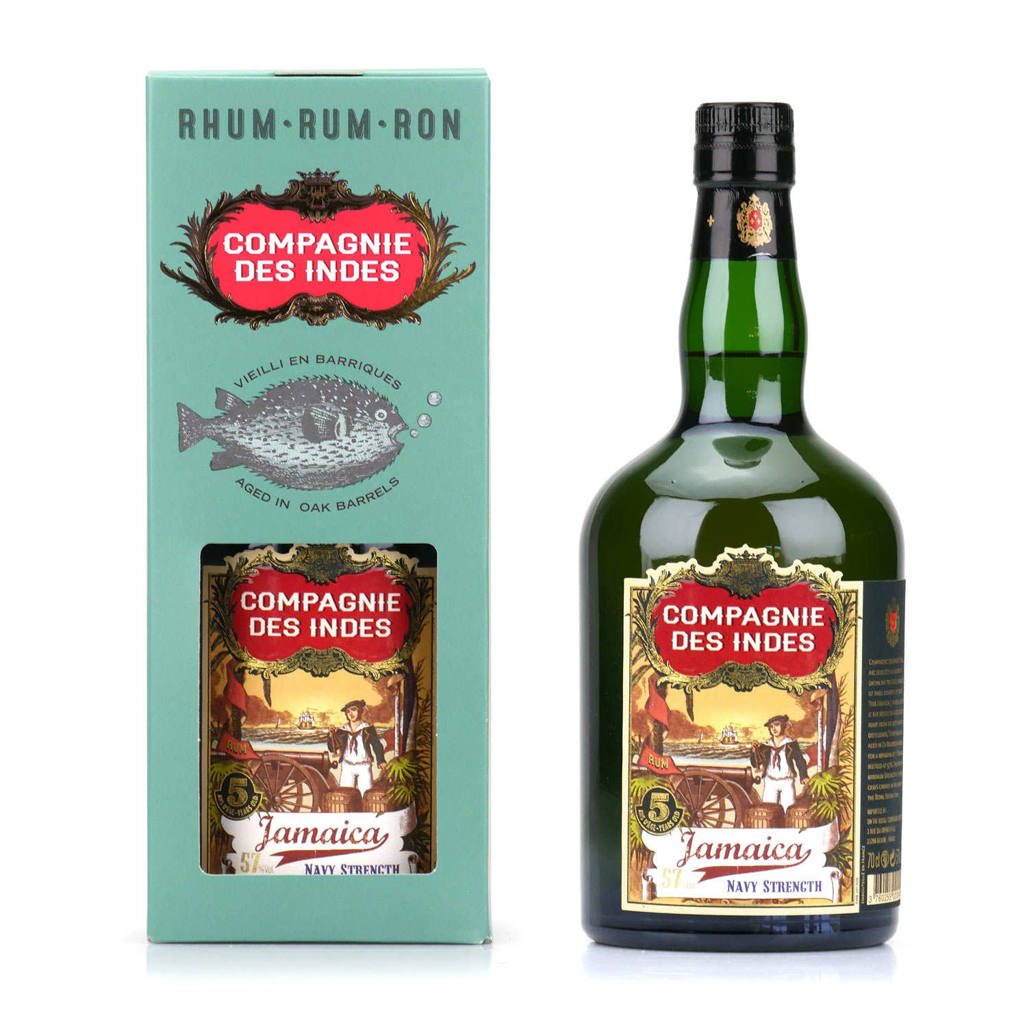 Rhum Compagnie des Indes - Navy Strength - Jamaïque 5 ans 57%