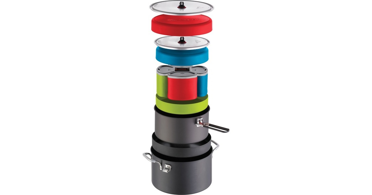 MSRFlex 4 System kookpannenset  (Grijs, Kooksysteem voor 4 personen)