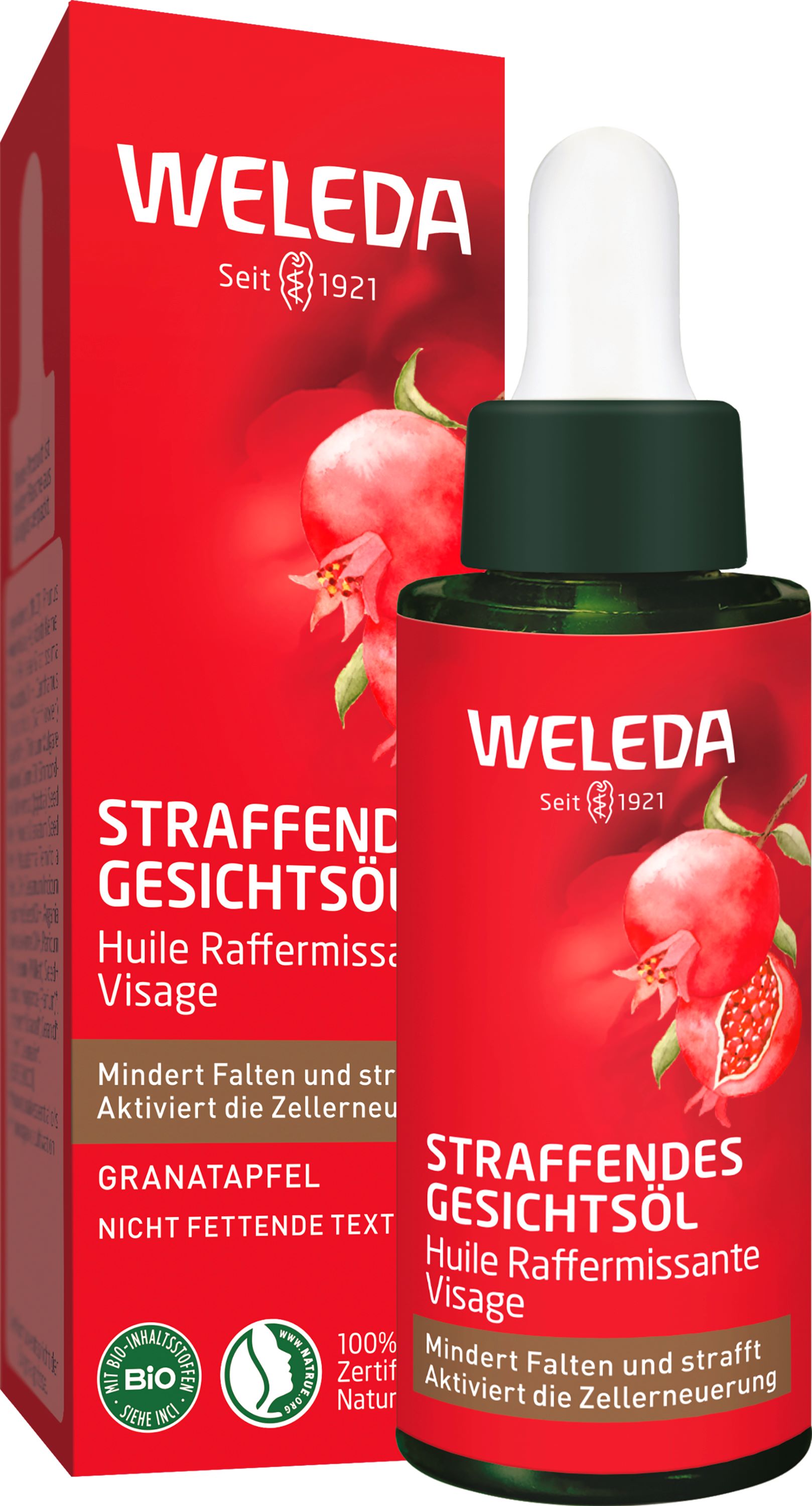 Weleda Gesichtsöl Öl straffend Granatapfel Pip Fl 30 ml