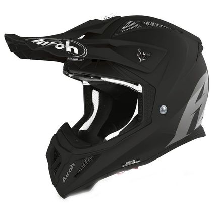 Casque cross Airoh AVIATOR ACE - COLOR - BLACK MATT 2023 - Noir / Blanc