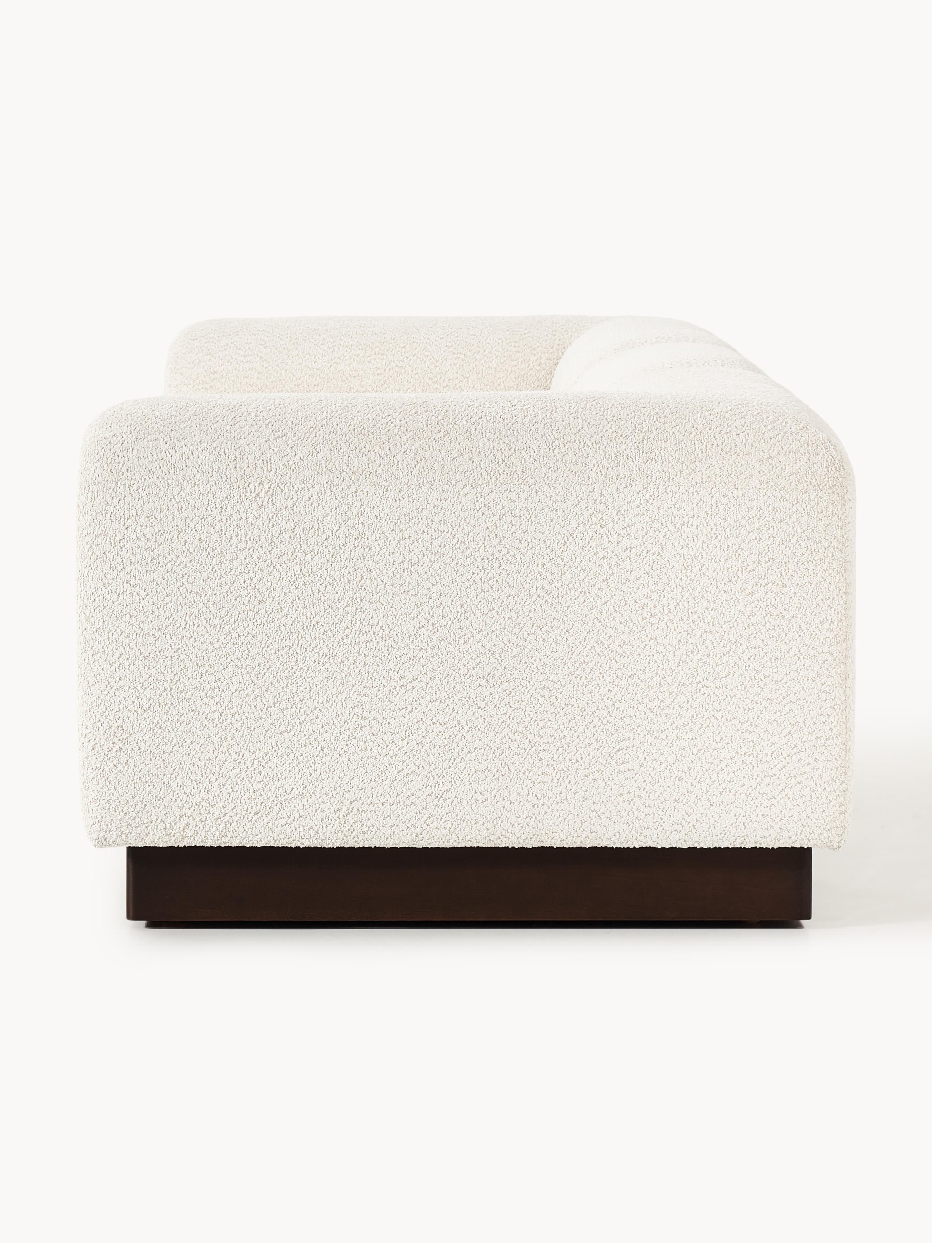 Modulaire bank Natalie (3-zits) van teddy-bouclé