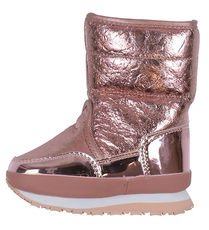 Rubber Duck Winterstiefel - RD Cracked Metallic - Light Pink