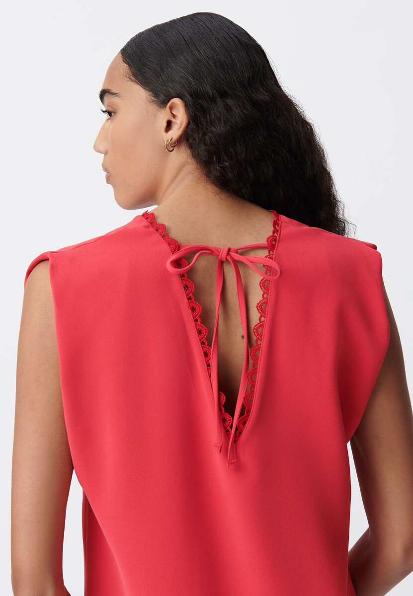 IKKS<br>Vestido curto sem mangas com decote em V