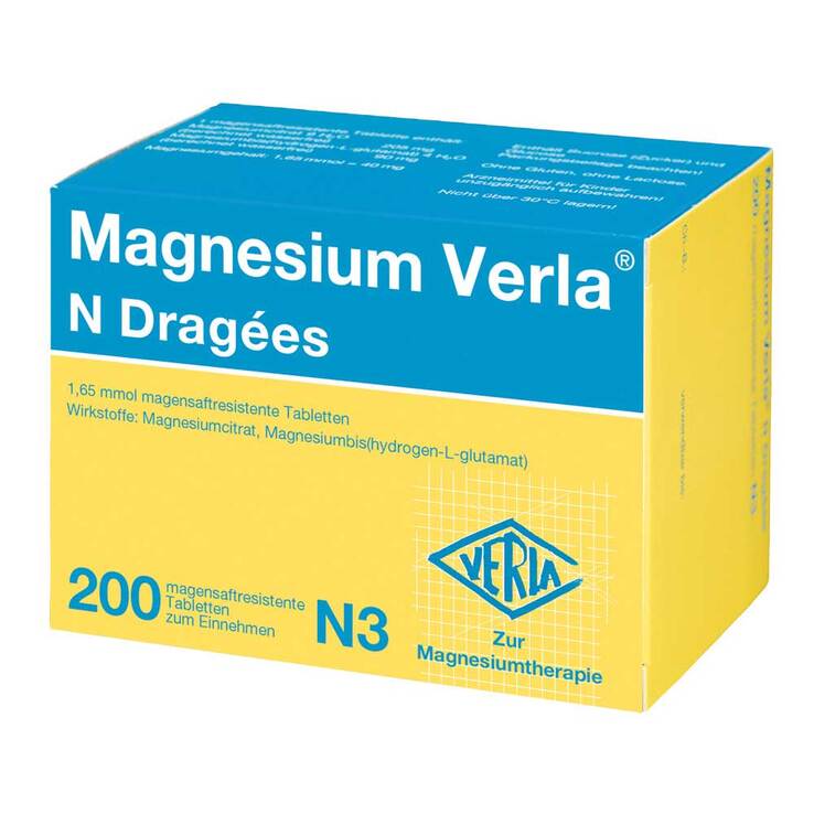 Magnesium Verla® N Dragées, 200 St