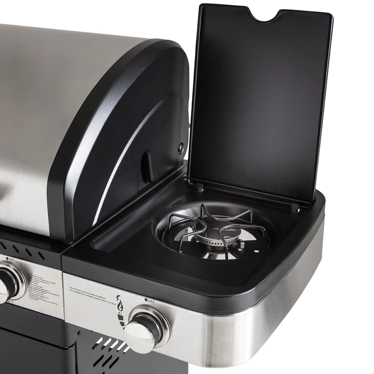 Barbecue au gaz FIDGI 4 avec desserte Cook'in Garden