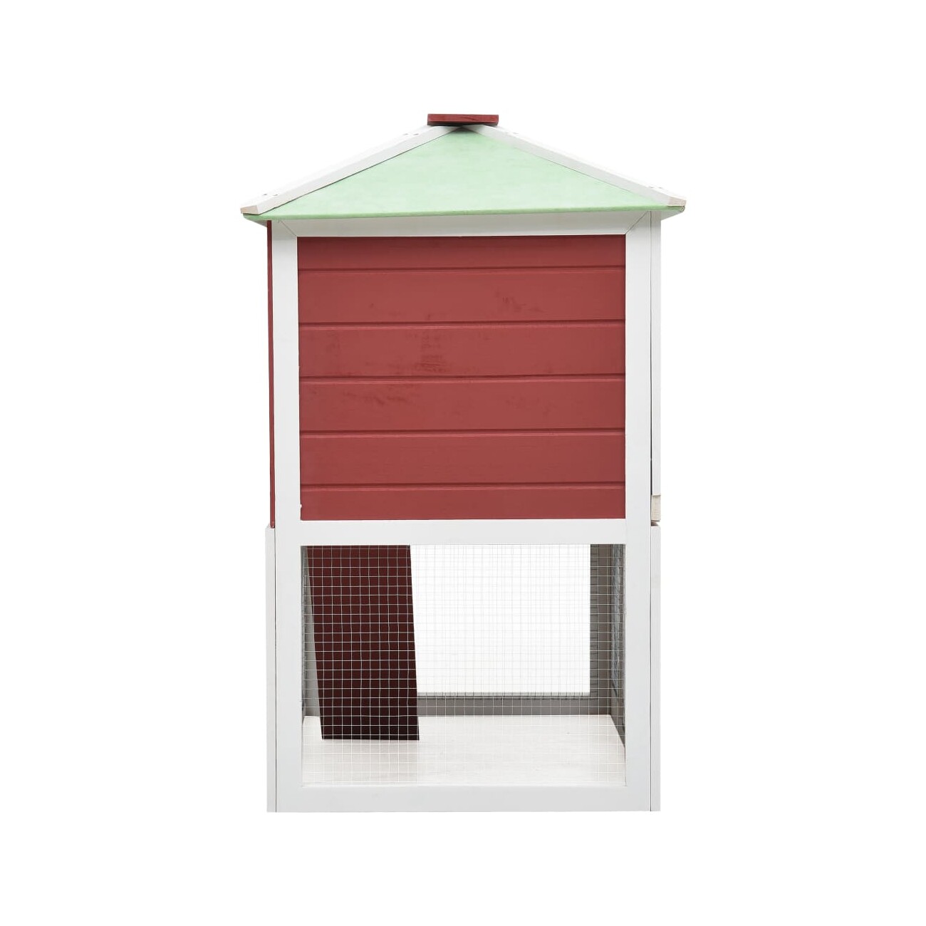 VidaXL Holz Kaninchenstall rot