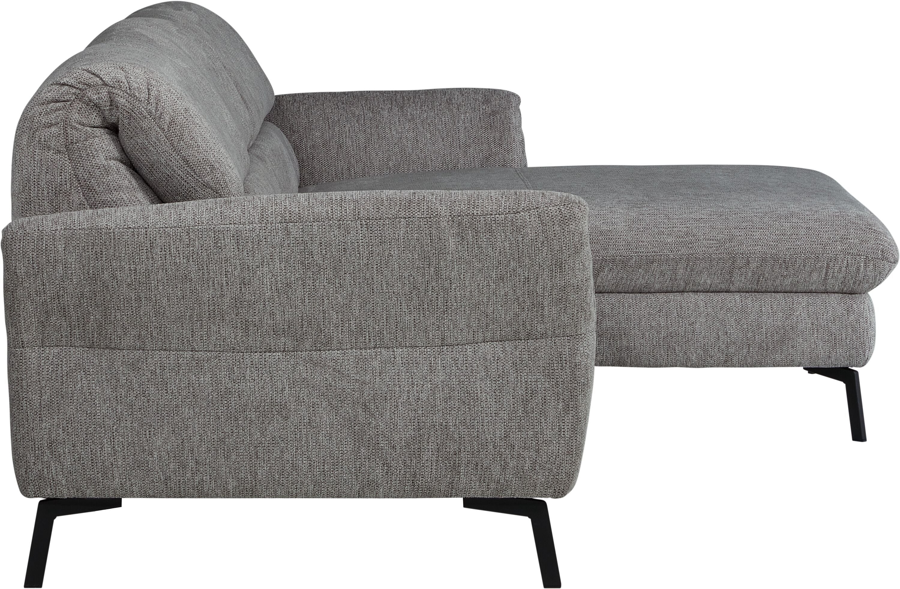 SEBO Ecksofa - Mittelgrau / B: 284.0 cm x T: 161.0 cm x H: 84.0 cm