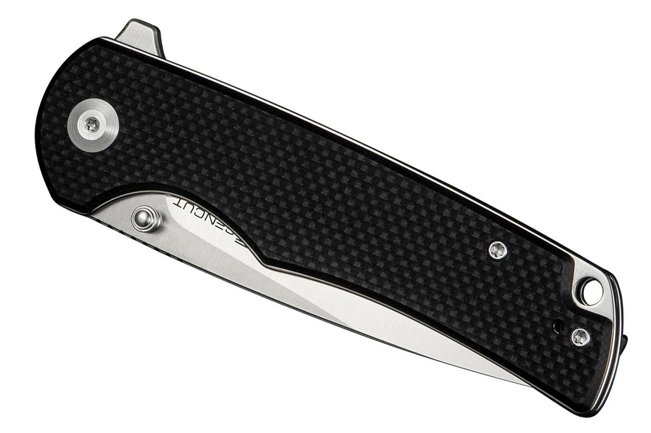 Sencut Praktisk S24019-1 Satin 9Cr18MoV, Black G10, zakmes