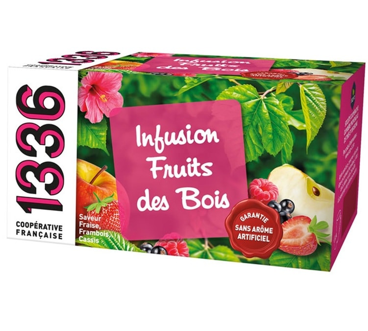 Infusion Fruits des Bois - 20 Mousselines fraicheurs - 1336 (Scop TI)